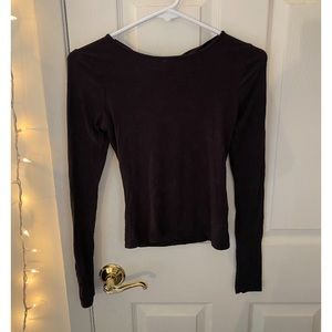 Black Top With Cutout